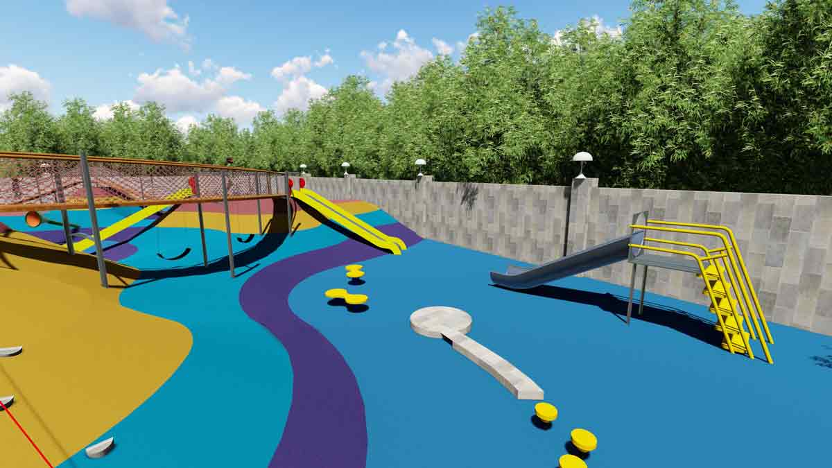 户外非标大型组合滑梯