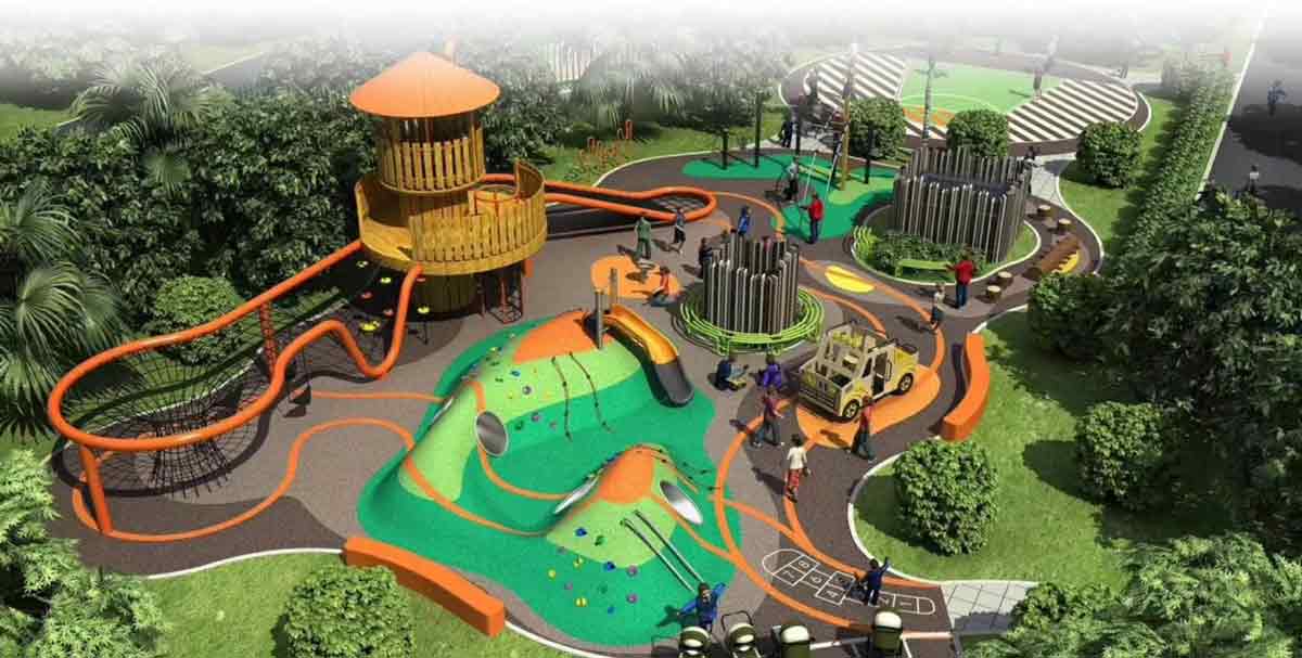 户外无动力游乐设施