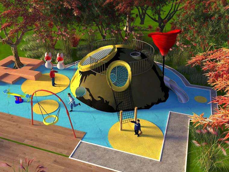 户外非标无动力游乐设备